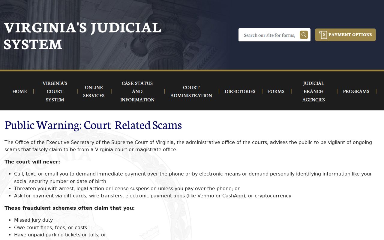 Sussex County warrant scam warning for people checking wanted information